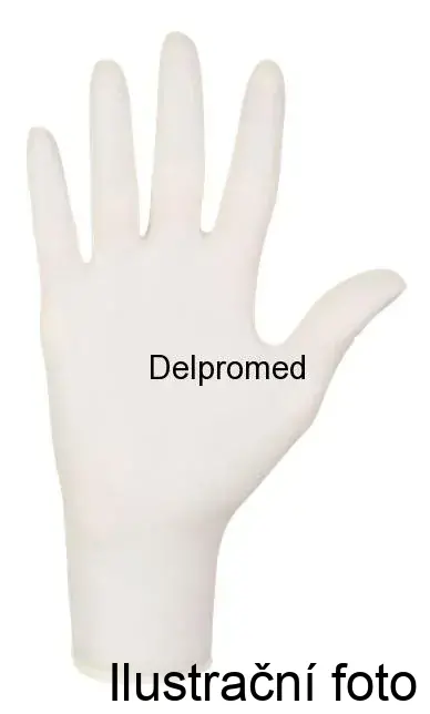 Latexové vyšetřovací rukavice bez pudru Mercator - Dermagel (balení 100 ks)