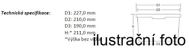 V-Wipes zásobník s víkem pro víceúčelové utěrky 55G 37x20