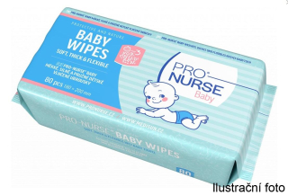 ProNURSE® BABY vlhčené ubrousky pro děti, 80 kusů 180*200mm