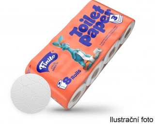 FINITO toaletní papír 3-V 100% cel. bílý 18m (balení 8 rolí)