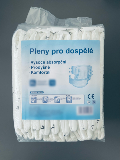 Pleny pro dospělé zalepovací vel. XL (balení 10 ks)