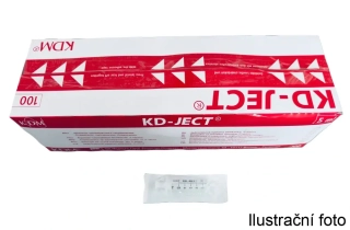 Injekční stříkačka KD-JECT 5ml (balení 100 ks)