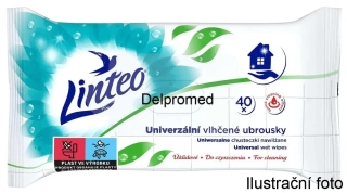 LINTEO vlhčené ubrousky ČISTICÍ UNIVERZÁLNÍ 40ks