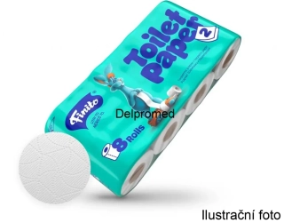 FINITO toaletní papír 2-V 100% cel. bílý (balení 8 rolí)