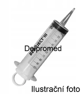 Stříkačka injekční vyplachovací Beroject 100ml (balení 25 ks)