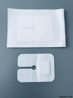 Fixace i.v. kanyl 8x6cm - netkaný textil (balení 50 ks)